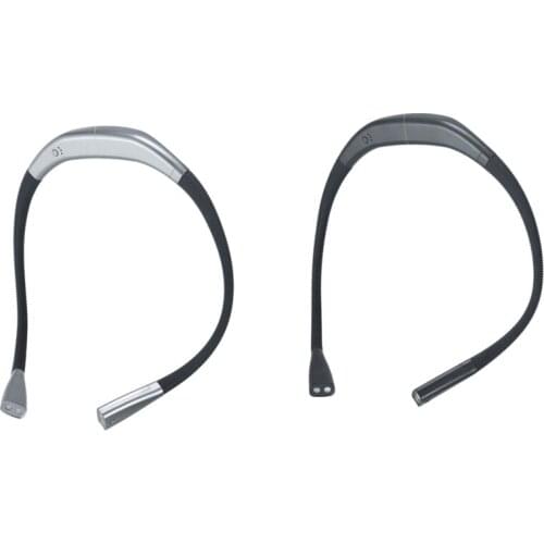 4 LED Neck Reading Light, Book Lights for Reading in Bed,Stepless Dimming, 2 Flexible Arms Comfortable Wear