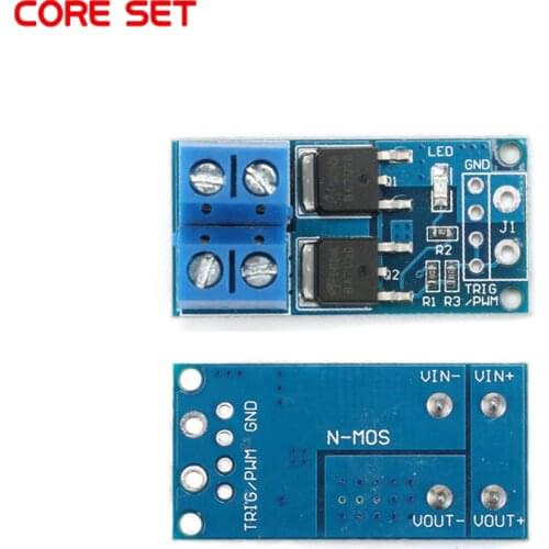 5Pcs MOS FET Trigger Switch 15A 400W DC3.3-20V Drive Module PWM Regulator Control Panel N-MOS Electronic Adjustable switch PCB