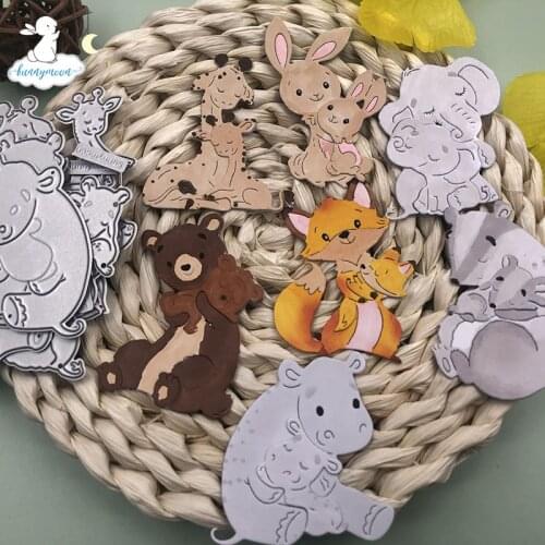 Bunnymoon Mothers Day and Fathers Day Stitched Metal Cutting Die DIY Scrapbooking Craft Embossing Making Stencil Template