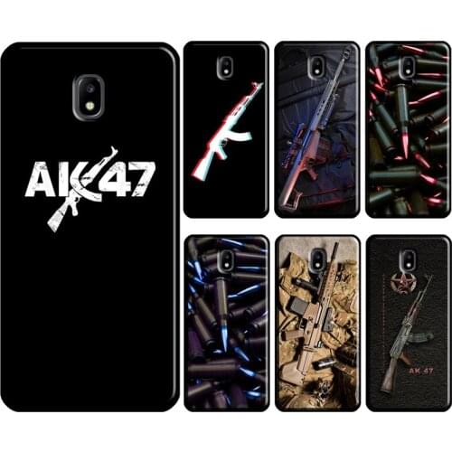 Military Bullets Handgun Gun For Samsung Galaxy J7 J3 J5 2017 A3 A5 2016 J4 J6 A6 A8 Plus J2 Core J8 2018 Phone Case