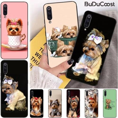Yorkshire Terrier Dog Puppy Soft Phone Case Capa For Xiaomi Mi 9 9T CC9 CC9E 8 SE Pro A2 Lite 6X 5 A3 A1 Max Mix 2 3