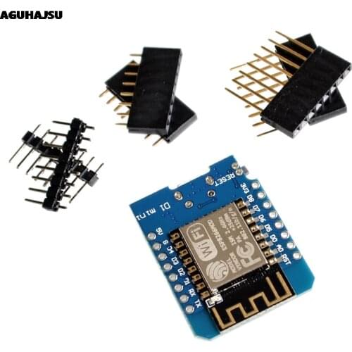 D1 Mini ESP8266 ESP-12 ESP-12F CH340G CH340 V2 USB WeMos WIFI Development Board D1 Mini NodeMCU Lua IOT Board 3.3V With Pins