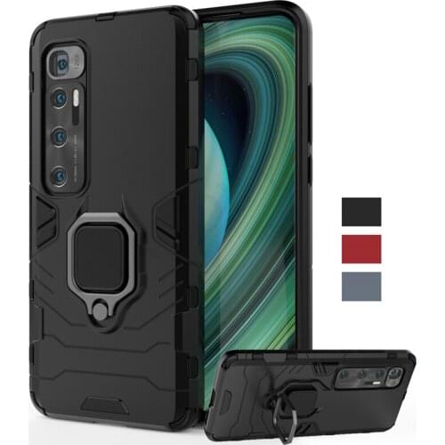 For Xiaomi Mi 10 Ultra Case Shockproof Bumper Magnetic Ring Holder Armor Back Cover Mi10 Ultra Phone Case For Xiaomi Mi 10 Ultra