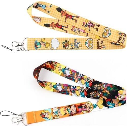 E3310 Kawaii Lanyard Phone Strap Fabric Holder Necklace Accessory For Key Neck Straps ID Badge Holders Webbing Ribbon