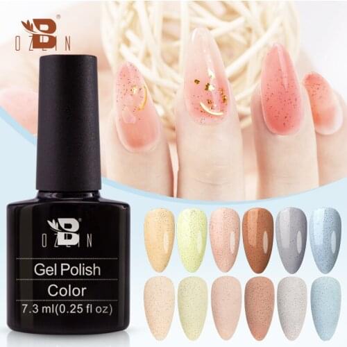 7.3ML Nail Gel Polish Macaron Sand Gel 18 Summer Colors Soak Off LED UV High Quality Salon Base Coat Top Coat Nail Gel Lacquer