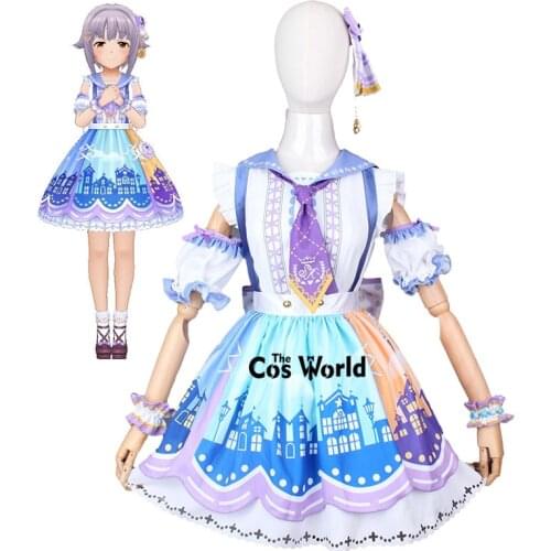 THE IDOLM@STER GIRLS Koshimizu Sachiko Idol Dress Uniform Outfits Anime Cosplay Costumes