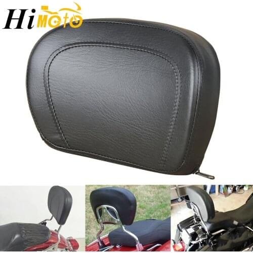 Backrest Sissy Bar Cushion Pad Kit For Harley Touring Street Electra Glide Road King FLHR 1997-2020 2015 2016 2017 2018 2019