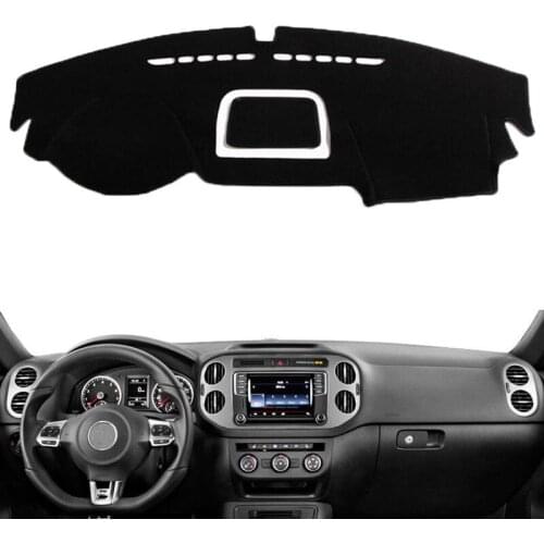 For Volkswagen VW Tiguan 2009-2015 Car Dashboard Cover Mat Dashmat Pad Anti-UV Sun Shade Instrument Panel Carpet Car Accessories