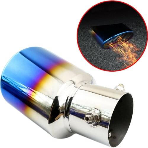 Stainless Car Rear Muffler Exhaust Tailpipe Tip Cover Fit For Toyota CHR Corolla Yaris Honda Fit/Jazz 2014-2019 Accessories