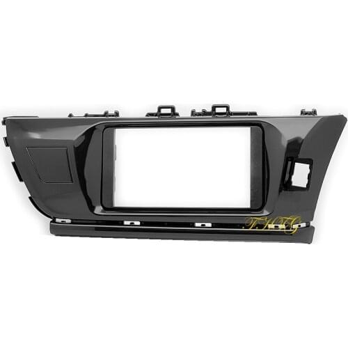Car Radio fascia panel is suitable for 2013-2014 Toyota Corolla/ Altis/ Levin (RHD, Combination, UV Black), Double Din