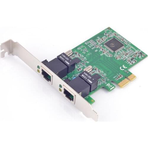 PCI-Express Dual Gigabit Ethernet Controller Card RTL8111E chipset high performance 10/100/1000 BASE-T Ethernet LAN controller