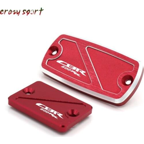 Front Rear Brake Fluid Reservoir Cover Cap For HONDA CBR600RR CBR600 RR CBR 600RR 2003-2006 Motorcycle Parts
