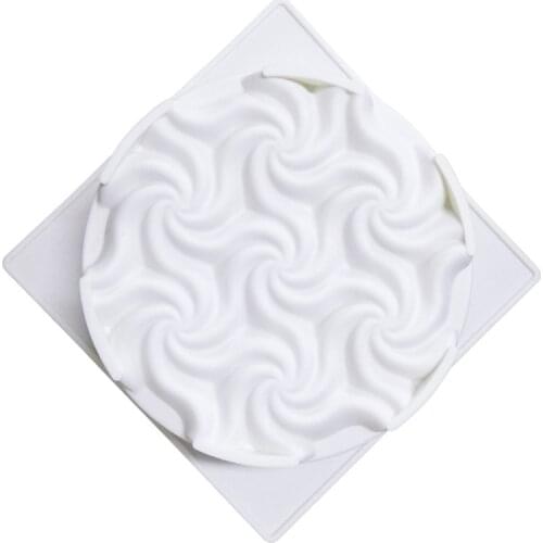 Baking Silicone Mold for Jello, Mousse Cake, 3D Spiral Appearance Silicone Nonst