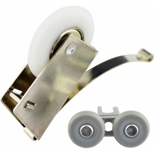 Glass Wardrobe Door Slip Wheel Sigle Convex Pulley Metal