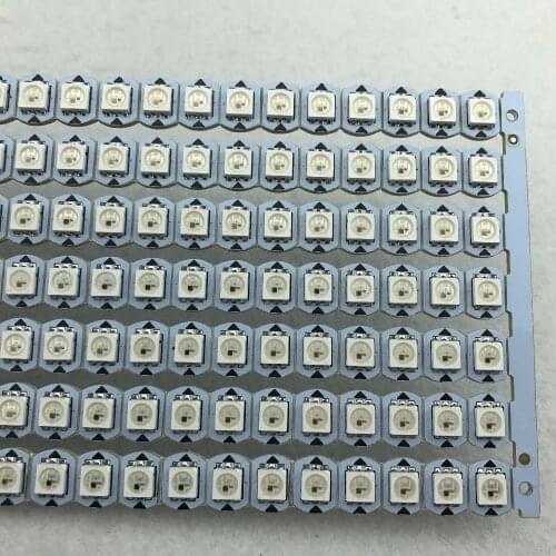 8mm*10mm DC12V input addressable WS2815 LED bread with heatsink,rgb full color;with back up siganl line