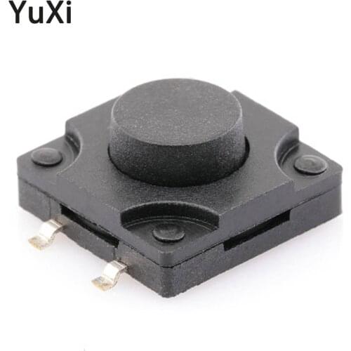 10PCS 12*12*5MM Tact Switch Push Button Switch 12V Copper 4PIN DIP Micro Waterproof switch button For TV Toys home use Button