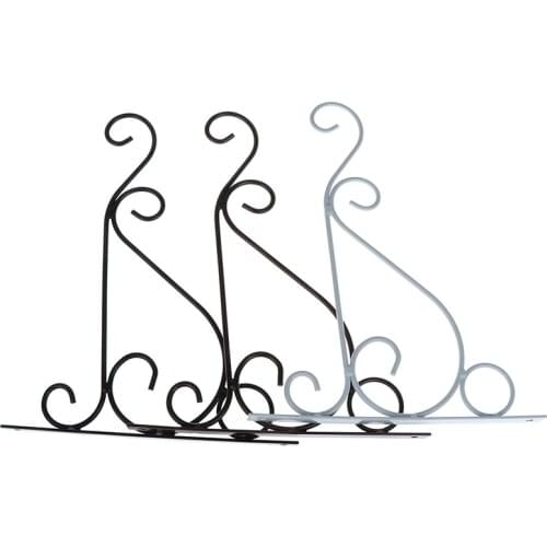 1PC Plant Stand Flower Pot Hooks Holder Hanging Iron Pendant Plant Stand Flower Pot Hook Frame Garden Decoration