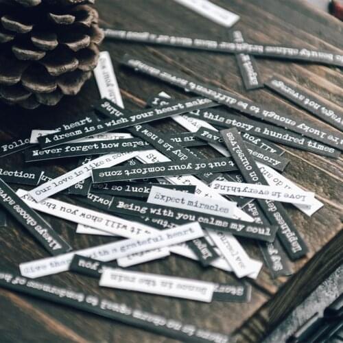 20sets/1lot kawaii Stationery Sticker Retro letters Diary Planner junk journal Decorative Scrapbooking DIY Craft Sticker