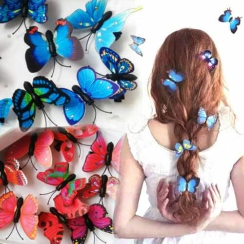 5pcs Women girls Butterfly Hair Clips Bridal Hairpins Headwear hair band clips Scrunchies Barrettes Women girls hair accessories
