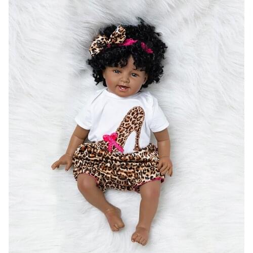 56CM NEW reborn doll with soft real gentle touch hotsell new deign full vinyl body doll