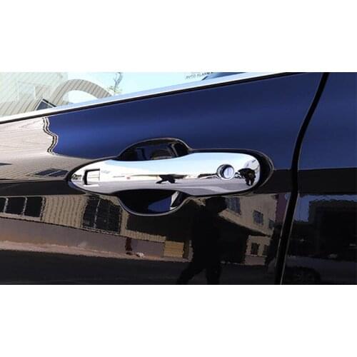 ABS Chrome For Toyota Camry 2018 Accessories Auto Door Protector Handle Decoration Cover Trim Sticker Car Styling