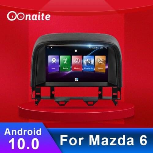 Oonaite Android10 USB Car Radio AM/FM Multimedia Audio Video DVD Player BT GPS Navigation Voice For Mazda 6