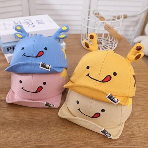 Doitbest Children Baseball Cap summer Hip Hop Cute smiley soft edge Baby kids Hats Boy Girls hat Caps snapback gorras
