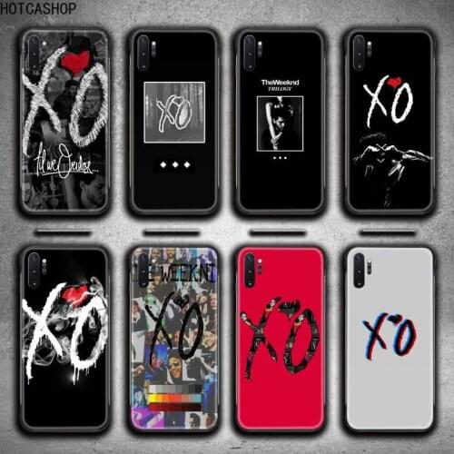 The Weeknd XO logo Phone Case For Samsung Galaxy Note20 ultra 7 8 9 10 Plus lite J7 J8 Plus 2018 Prime M21