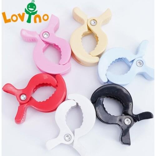 Baby Colorful Strollers Accessories Plastic Pushchair Toy Clip Pram Stroller Peg To Hook quilt Blanket Mosquito Net Clip