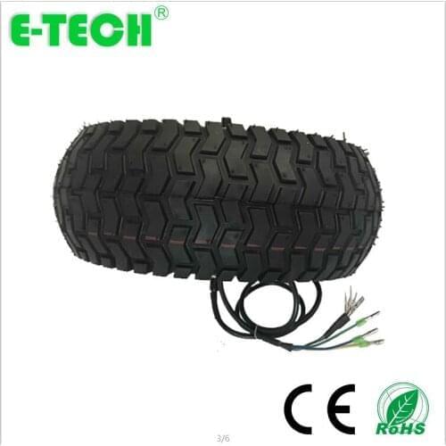 Hot sale 15 inch self-balancing drift DC brushless gearless car motor with tire
