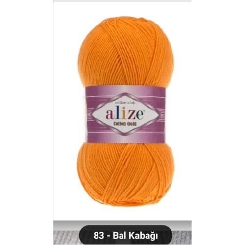 Cotton Gold Amigurumi Rope Hand Braid Rope Punch Rope Braid Rope 100G-color Kodu-83-bal Squash