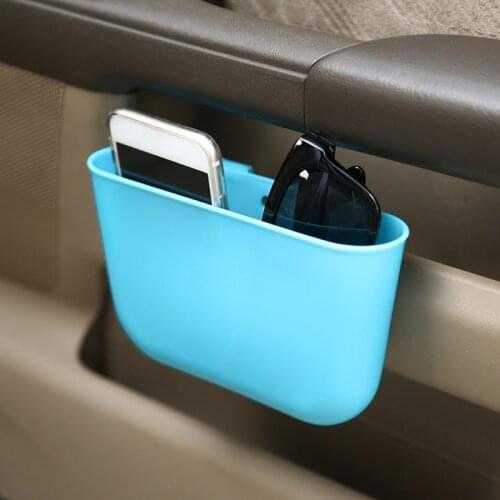 Multi-function Storage Plastic Case Assorted Color Universal Car Seat Side Back Storage Hanging Storage Box