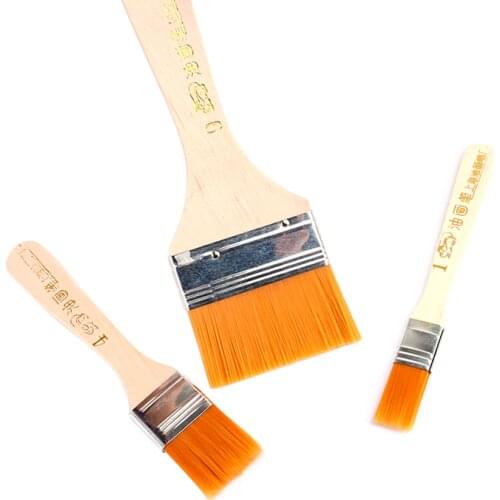Soft Nylon Painting Brushes Art Students Stationery Oil Watercolor Water Powder Paint Brush School Supplies for Kids DIY Drawing