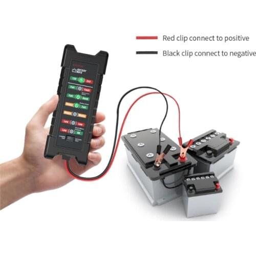 New battery testers 12V/24V Electronic Relay Tester with Clips Auto Relay Diagnostic Tools car accessories diagnostic auto repai