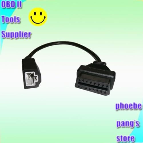OBD2 Connector 16 Pin OBDII for Honda 3 pin to 16 pin Connector diagnostic tool