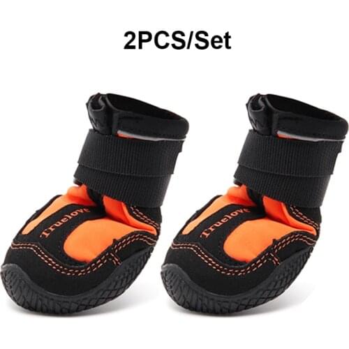 Truelove Pet Dog Shoes Rain Waterproof Winter Snow Shoes Rubber Sole Anti-slip Sport Reflective for Dog Boots Puppy Medium Large