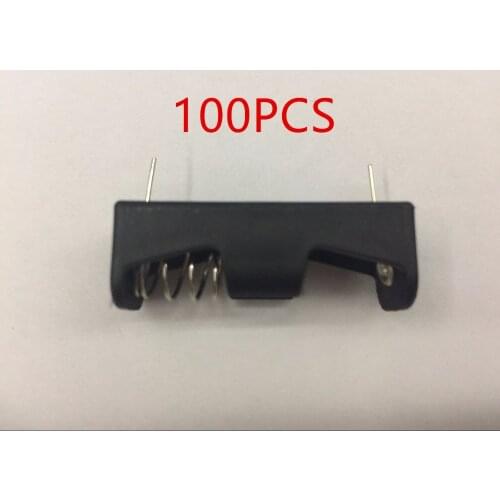 Wholesale 100pcs/lot 12V 1 x 23a Battery Holder With PCB Pin For 23A / A23 Battery Clip Holder Cell Box Case