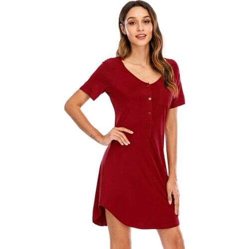 Kili Sexy Pajamas for Women Home Clothes Short Sleeve Soft Bathrobe Loungewear Summer Sleepwear