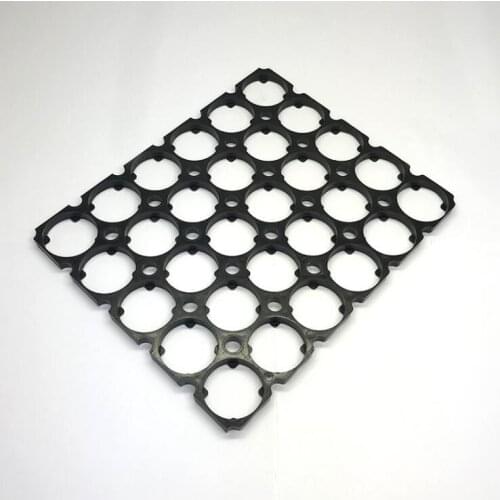 300pcs/lot MasterFire 5*6 32650 Batteries Spacer Radiating Holder Bracket Black Plastic Battery Storage Box Holder Brackets