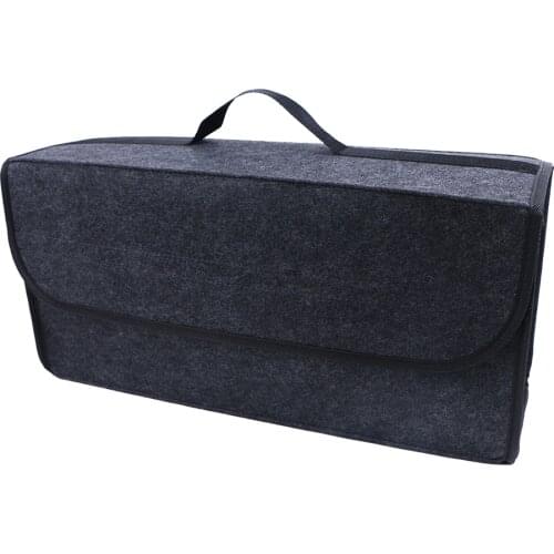 Car Trunk Storage Felt Cloth Foldable Finishing Box Organizer in the Car Multifunctional Durable Storage Box Auto Accessories