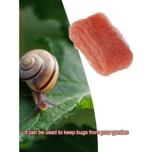 Knitted Copper Mesh Rodent Copper Net For Outdoor Garden Woven Copper Wire Mesh For Insect-proof Snail-proof