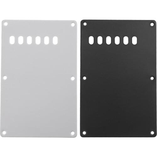 Professional Musical Instrument Accessories Plastic Guitar Tremolo Spring Backplate Cover for ST SQ Electric Guitar Black White