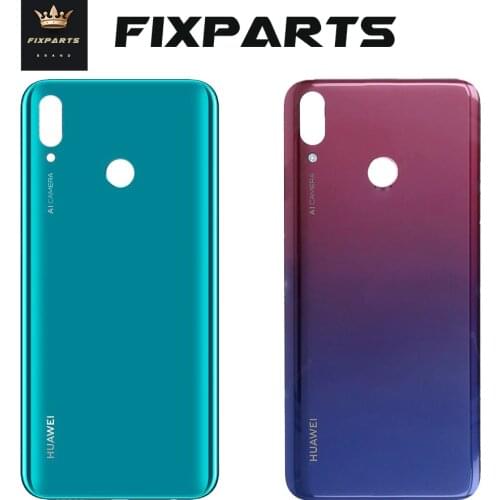 Origianl Back Cover For Huawei Y9 2019 Battery Back Cover Rear Door Housing Case Replace Y9 2019 Battery Cover JKM LX1 LX2 LX3