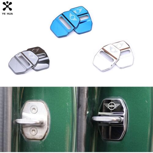 Door Lock Buckle Cover Protector For Bmw Mini Cooper f56 Specialized Auto Accessories Exterior Details Stickers Car Decoration