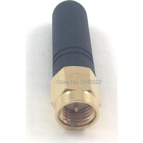 100pcs 2.4Ghz Wifi Booster Antenna 3dbi Sma Plug 3cm Length Black For Wireless Router