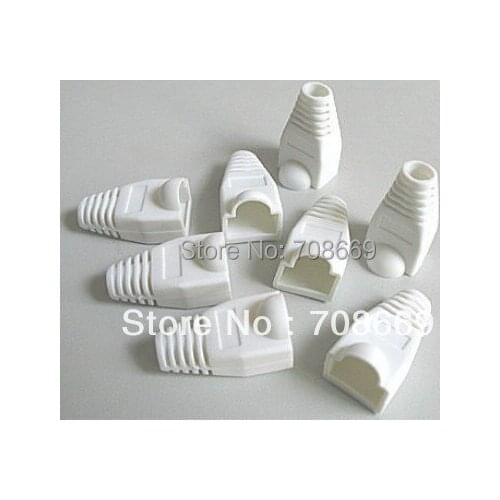200 pcs Ethernet CAT5 CAT6 RJ45 Strain Plug Cover Boot