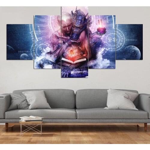 3-4-5 Pieces Abstract Sacred Geometry font spiritual font Pictures Modern Painted Canvas Paintings Home Decor Wall Pictures