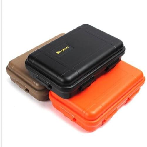 Joshock Large EDC Tool Outdoor Survival Kit Box Shockproof Pressure-proof Waterproof Box Sealed Box Outdoor Survival Storage Box