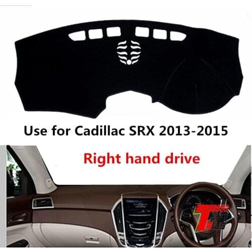 TAIJS Factory Casual 3Colors Polyester Fibre Car Dashboard Cover For Cadillac SRX 2013 2014 2015 Right Hand Drive