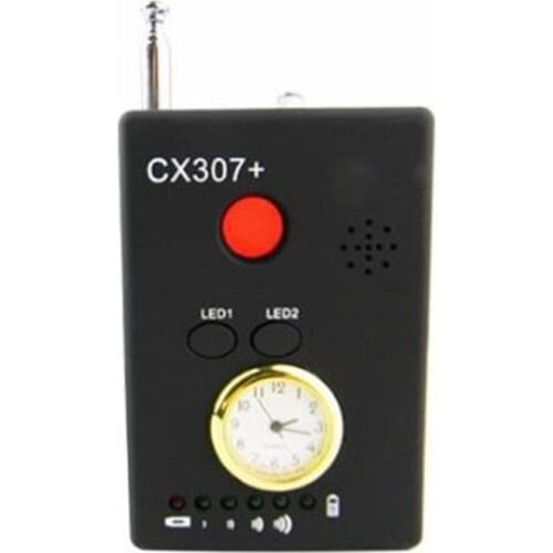 CX307 RF Signal Camera Phone GSM GPS WiFi Bug Detector With Sound and Vibration Alarm IR Light Hidden Cam Scanner Finder
